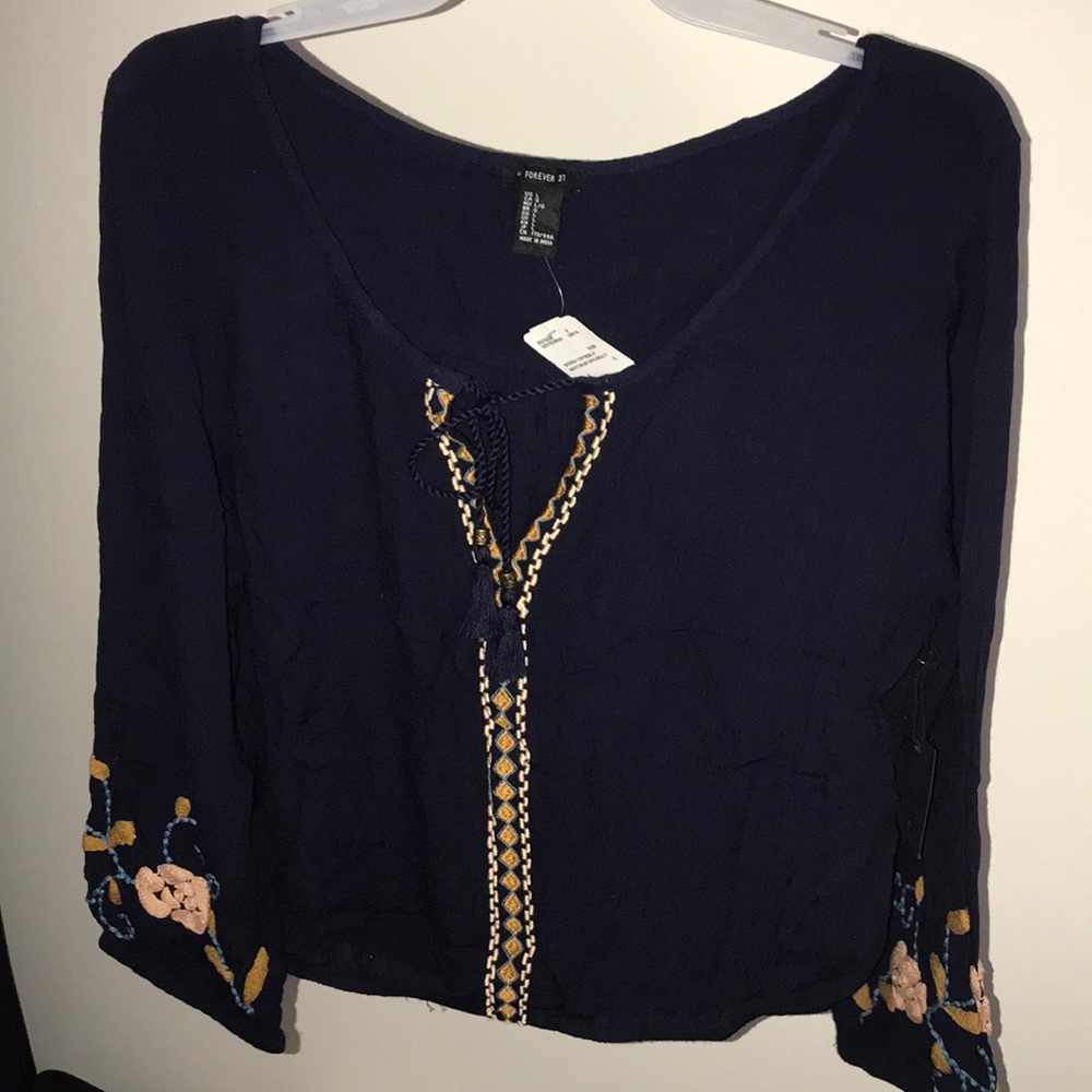 Forever 21 navy top